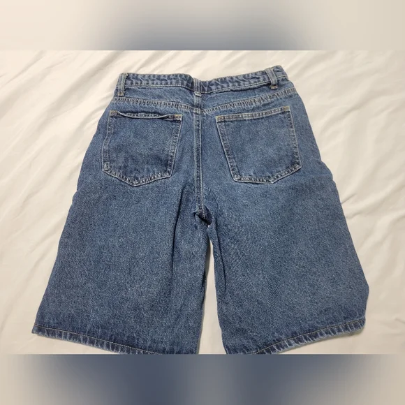 Edikted Blue Jean Shorts for Women - Picture 2 of 3